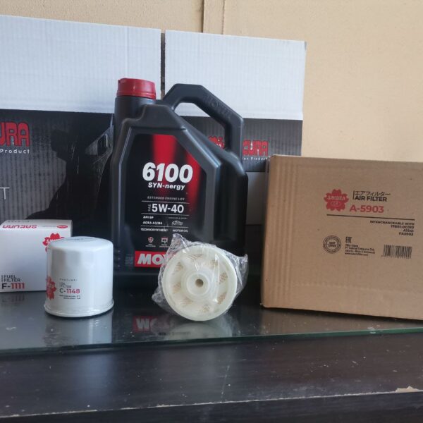 Toyota Hilux / Fortuner 2.5 D-4D Service Kit – Sakura  & Motul